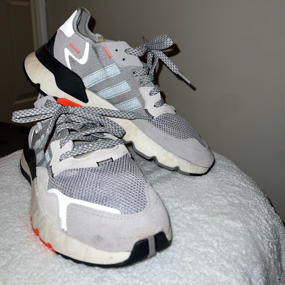 Adidas Nite Jogger Multi Solid Grey/Solar sneakers